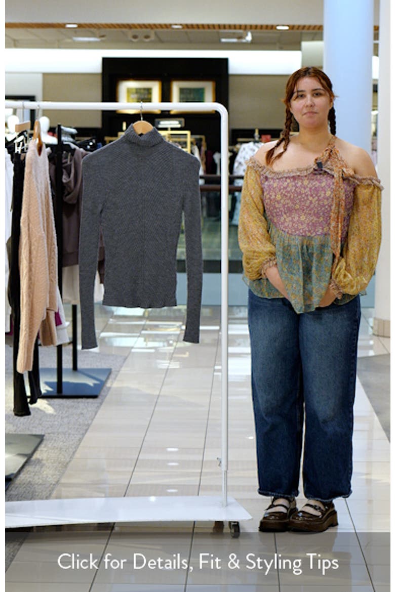 Be Your Girl Turtleneck Merino Wool Blend Sweater video
