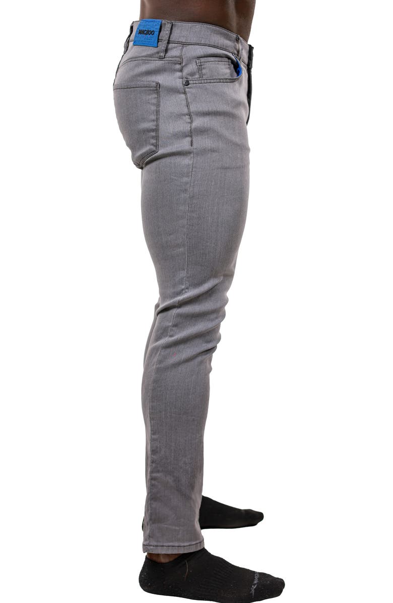 Maceoo Marthyr Stretch Skinny Jeans, Alternate, color, Grey