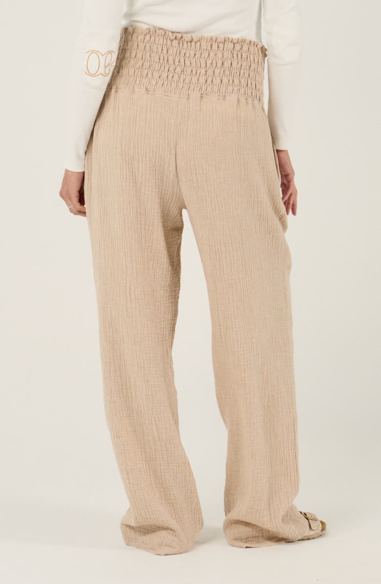 Cache Coeur Maternity Smock Pants Myriam, Alternate, color, Beige