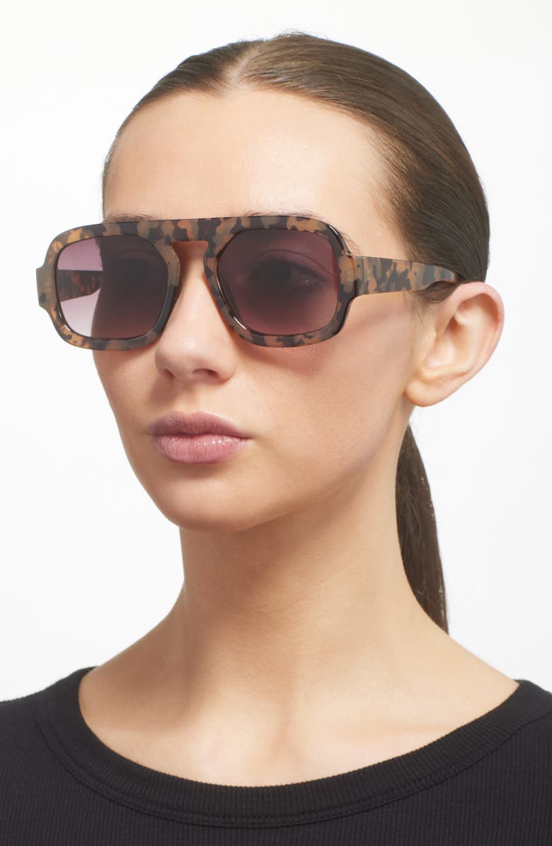 BP. Shield Sunglasses, Alternate, color, Tortoise