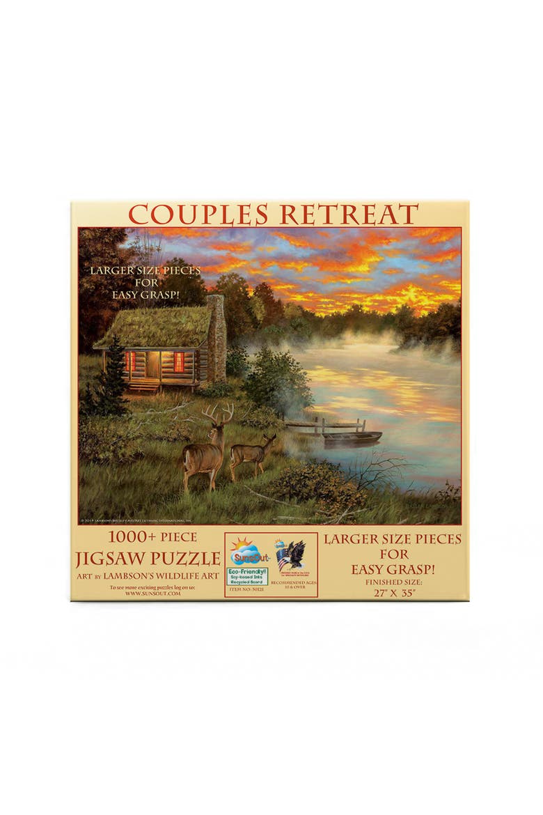 Couples Retreat 1000 piece Jigsaw Puzzle for Adults Large Pieces, Alternate, color, Multicolor