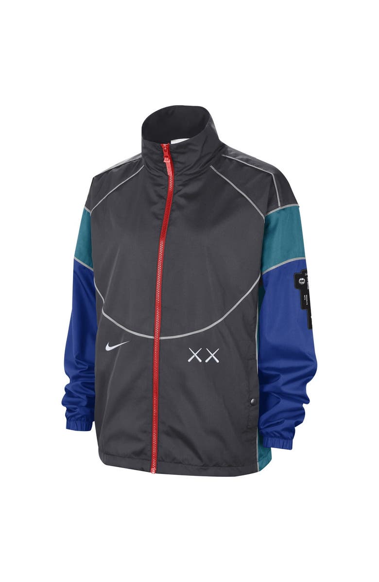 Nike Women's Nike Charcoal/ Brooklyn Nets 2023/24 City Edition Courtside Swoosh Fly Full-Zip Jacket, Alternate, color, 