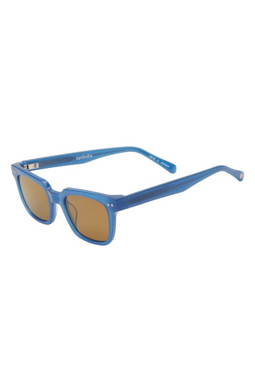 Eyebobs In Cahoots 47mm Polarized Square Reader Sunglasses In Blue