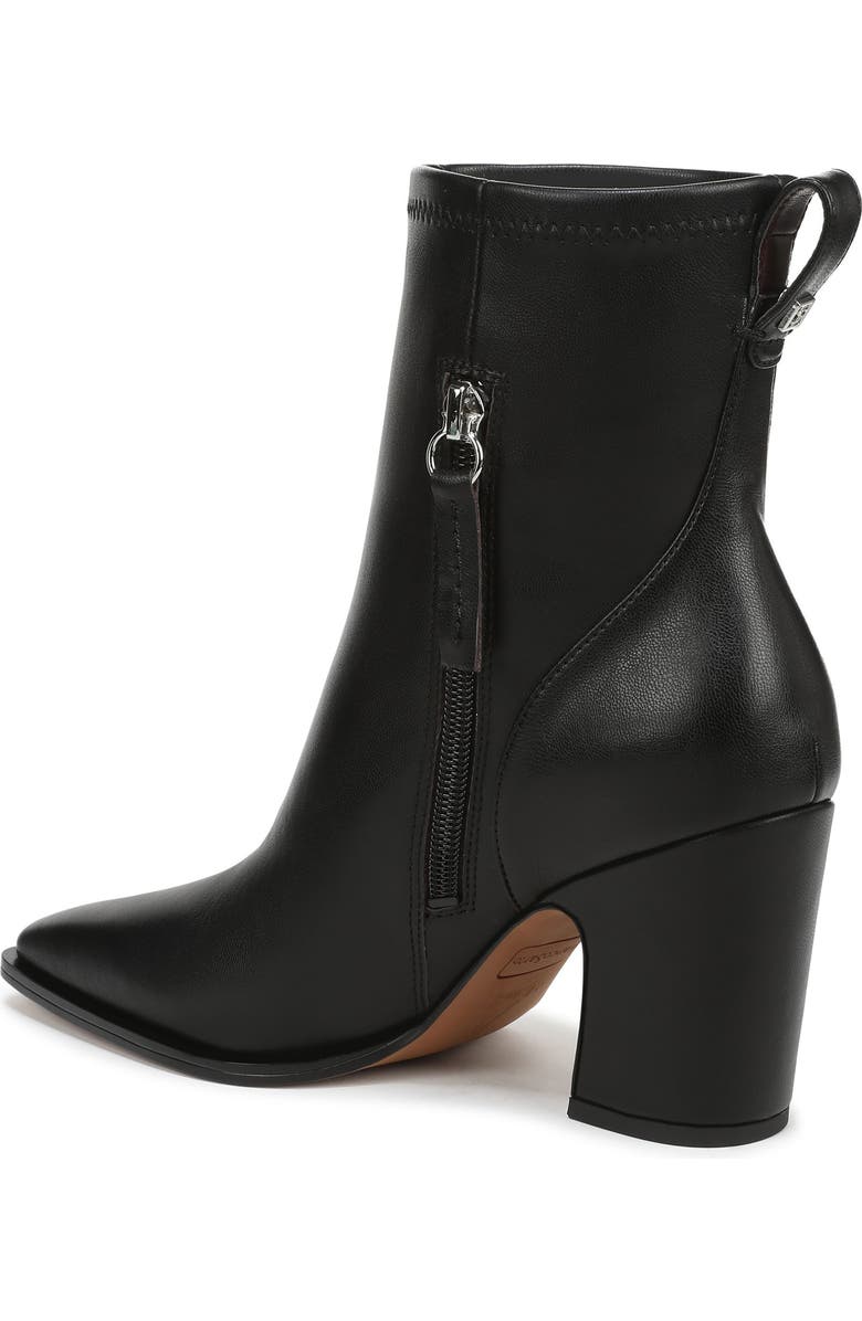 Franco Sarto Jayton Square Toe Bootie, Alternate, color, Black