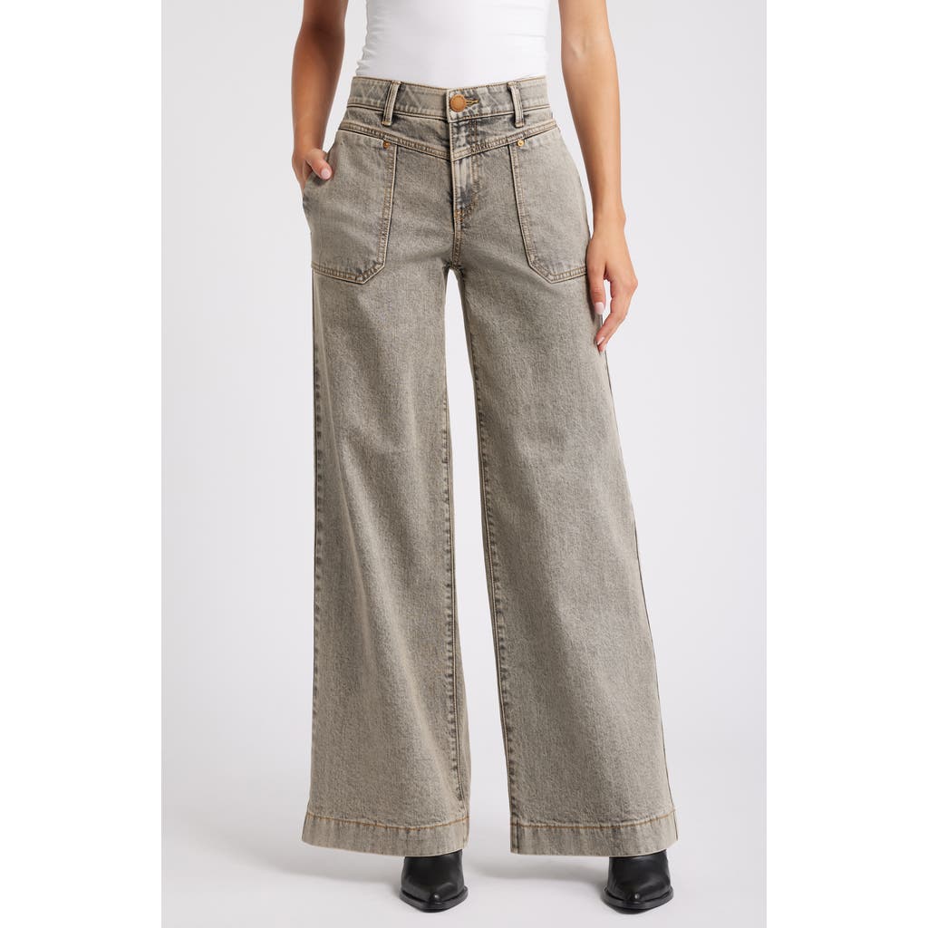 Wit & Wisdom 'ab'solution V-yoke High Waist Wide Leg Jeans