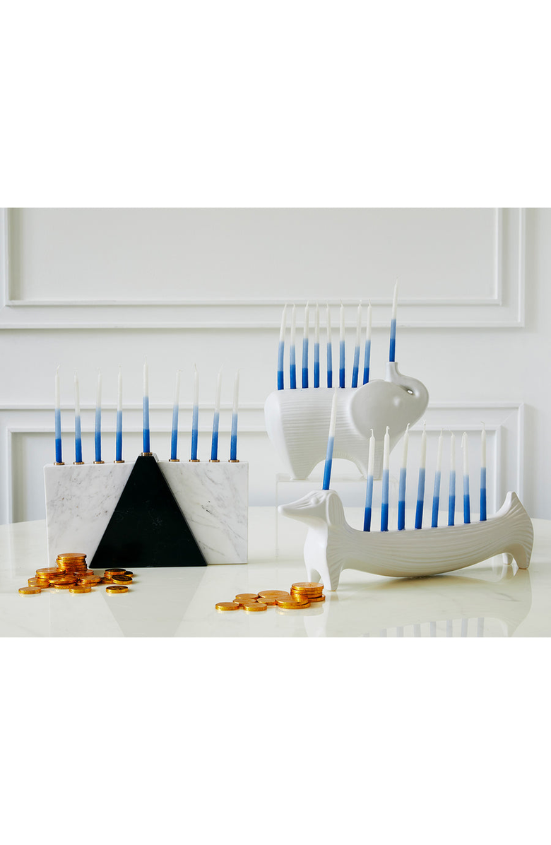 Jonathan Adler Elephant Menorah, Alternate, color, 