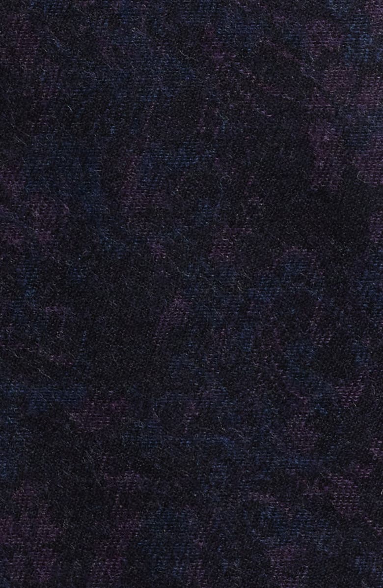 Jack Victor Ellis Purple Wool & Cashmere Shawl Collar Double Breasted Dinner Jacket, Alternate, color, Navy