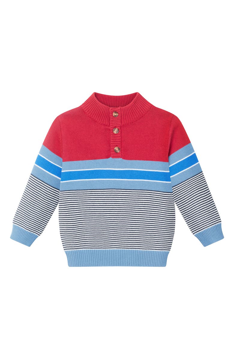 Andy & Evan Henley Sweater & Cargo Sweatpants Set, Alternate, color, 