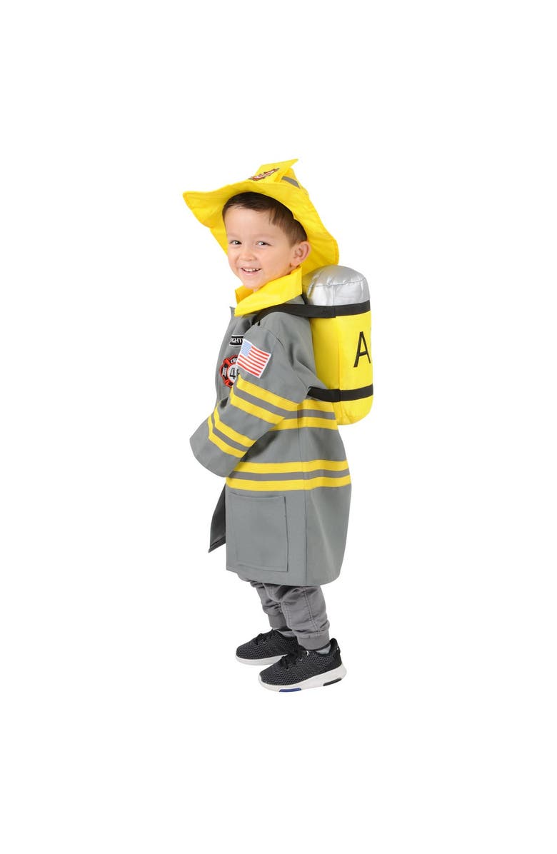 Kaplan Early Learning Company Firefighter Dress-Up, Alternate, color, Gray