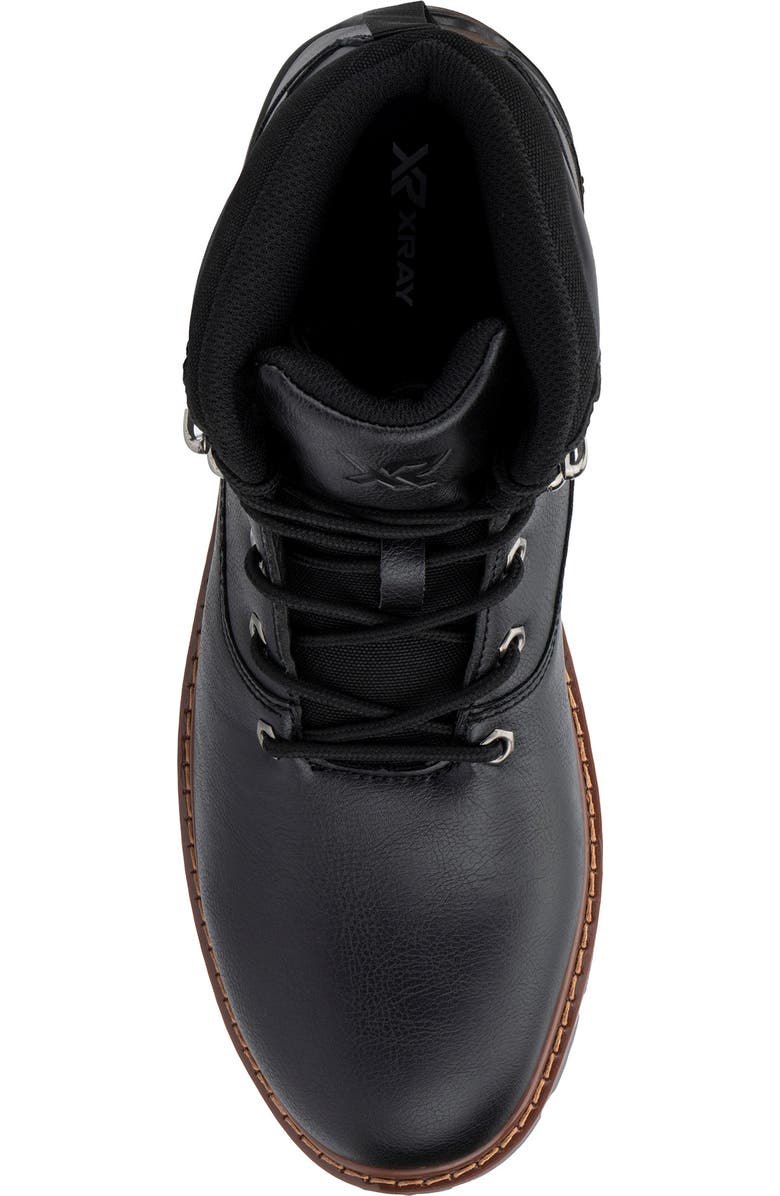 XRAY Black Star Lace-Up Work Boot, Alternate, color,