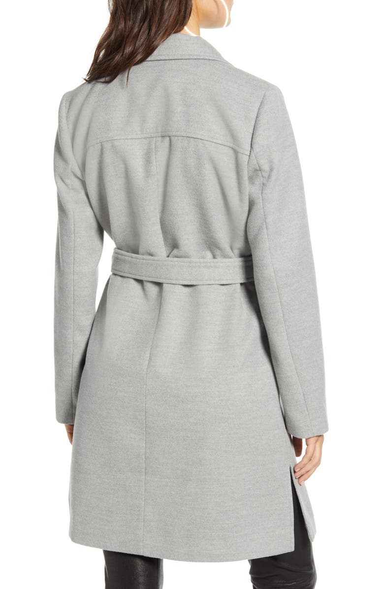 JACK BY BB DAKOTA Keep Your Secrets Melton Belted Coat, Alternate, color,