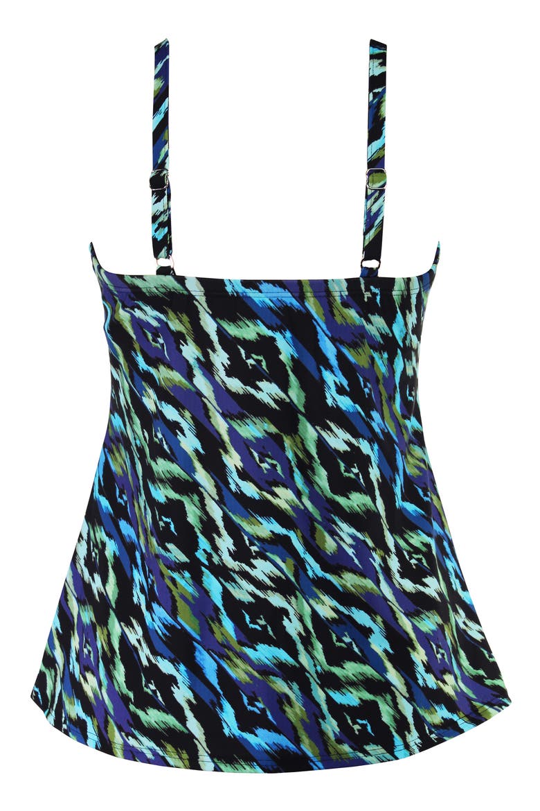 Jewels of the Nile Love Knot Underwire Tankini Top, Alternate, color, MULTI