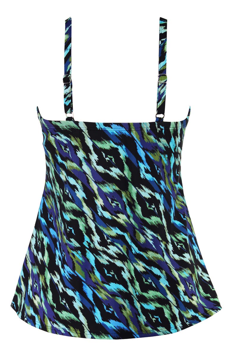 Miraclesuit<sup>®</sup> Jewels of the Nile Love Knot Underwire Tankini Top, Alternate, color, 