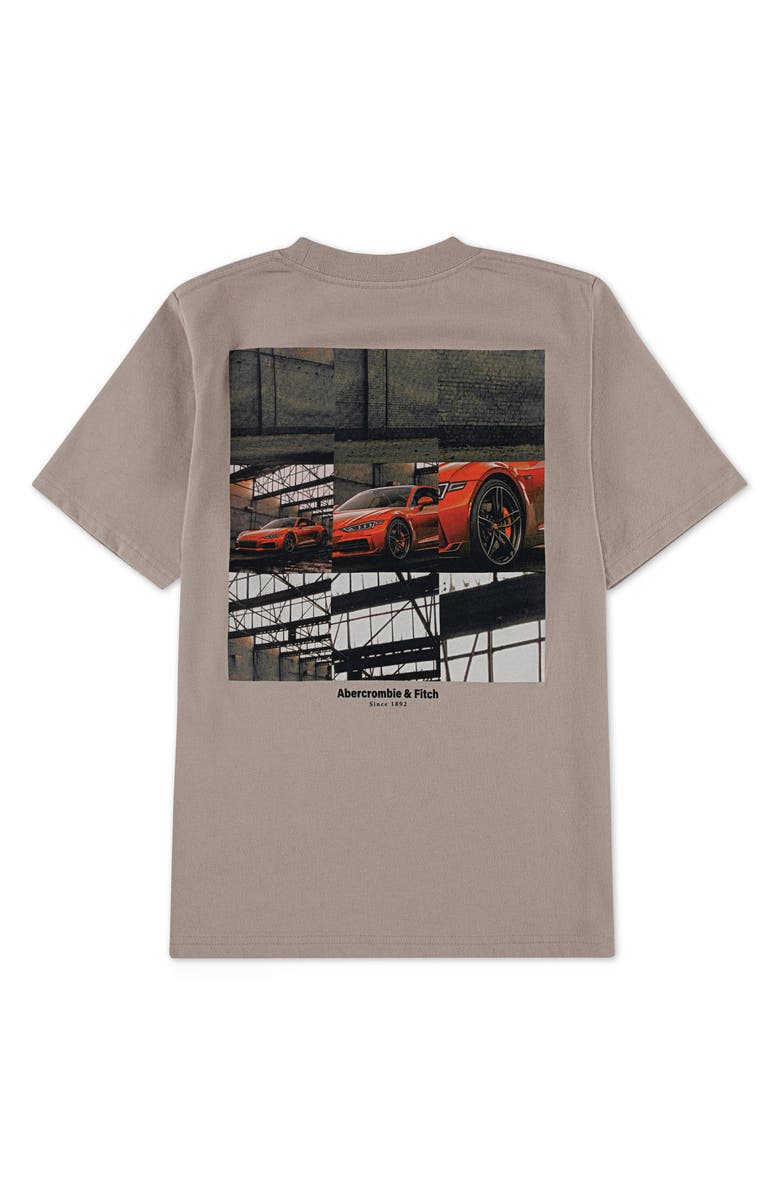abercrombie kids Kids' Ride Boxy Graphic T-Shirt, Alternate, color, Simply Taupe