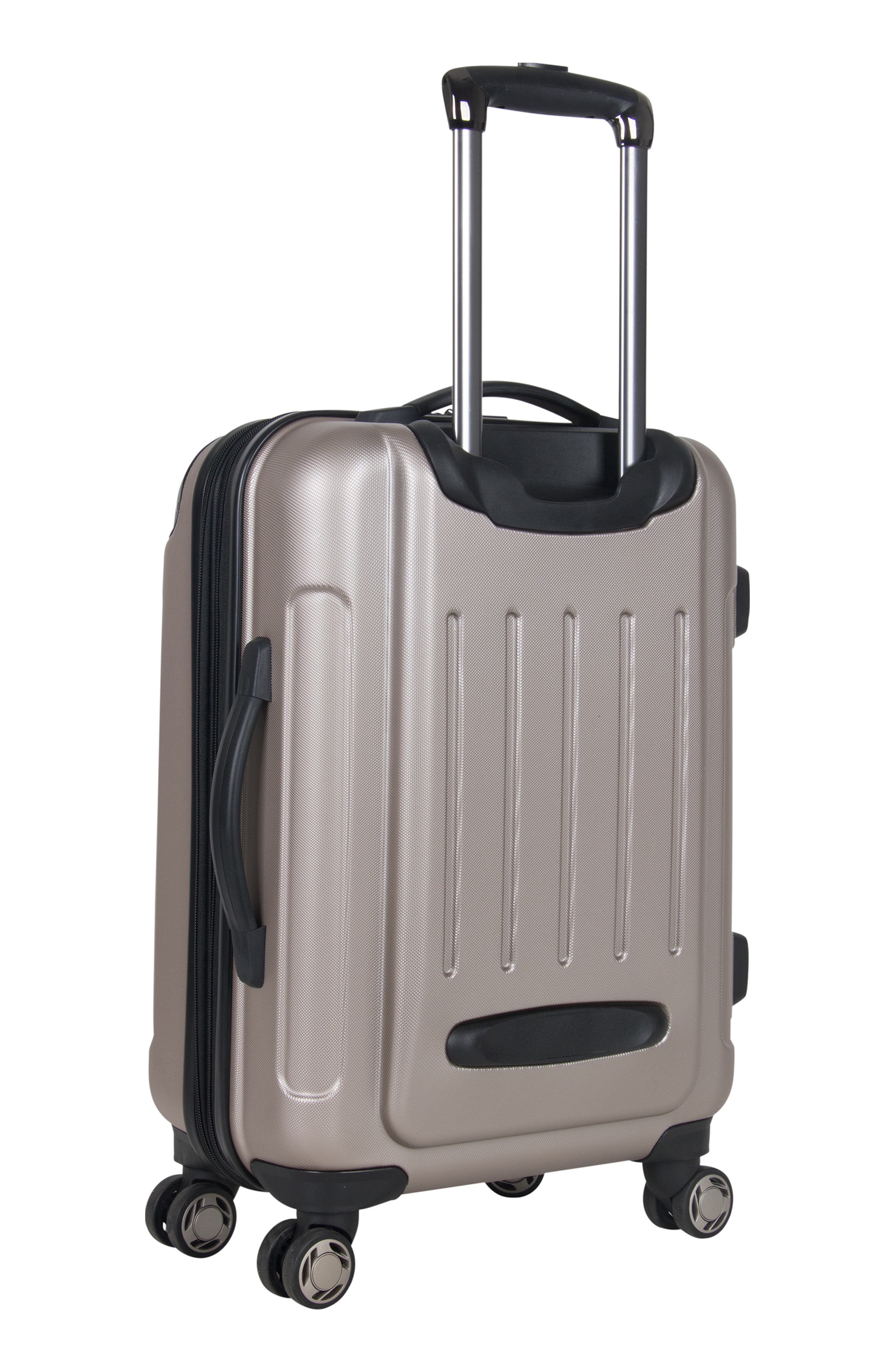 Kenneth Cole Reaction Renegade 20” Lightweight Hardside Expandable Carry-On Luggage, Alternate, color, Champagne