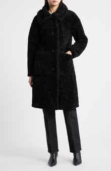 BCBG Long Teddy Coat
