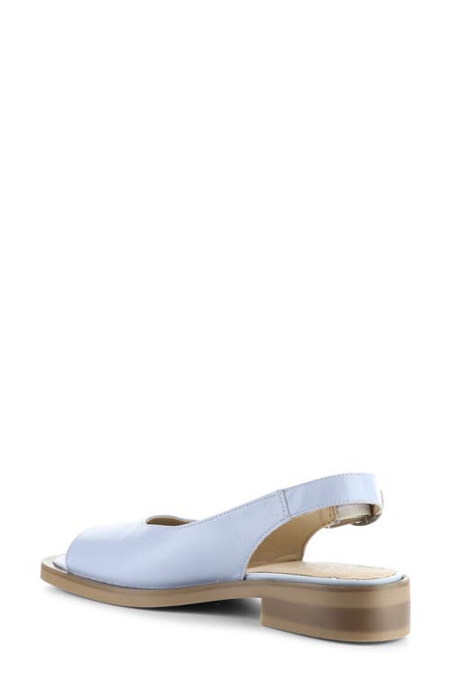 Bos. & Co. Elena Slingback Flat In Blue
