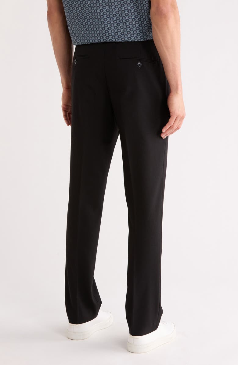 Original Penguin Flat Front Dress Pants, Alternate, color, Black