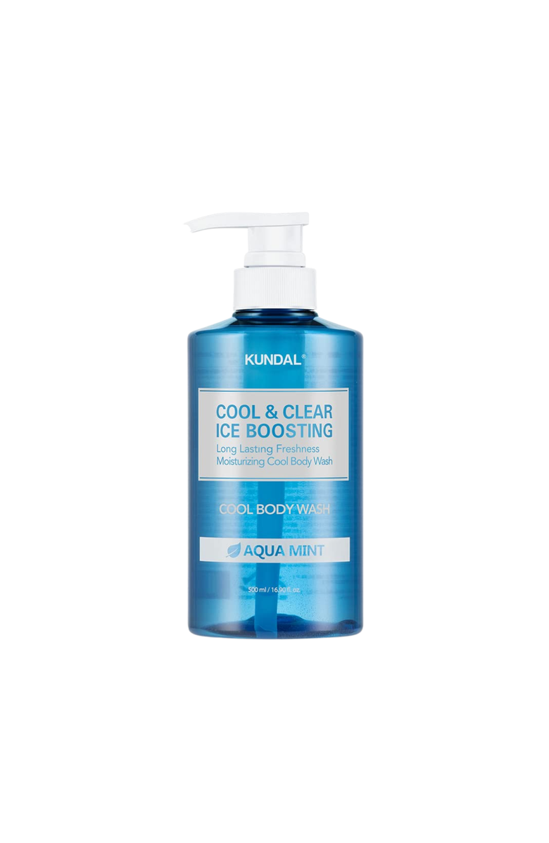 KUNDAL Cool & Clear Ice Boosting Body Wash - Aqua Mint, Main, color, Blue