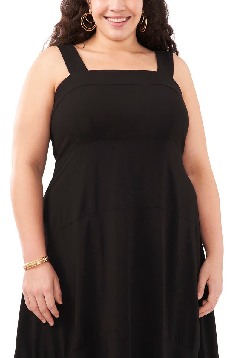 Vince Camuto Solid Sleeveless Tiered Maxi Dress, Alternate, color, 