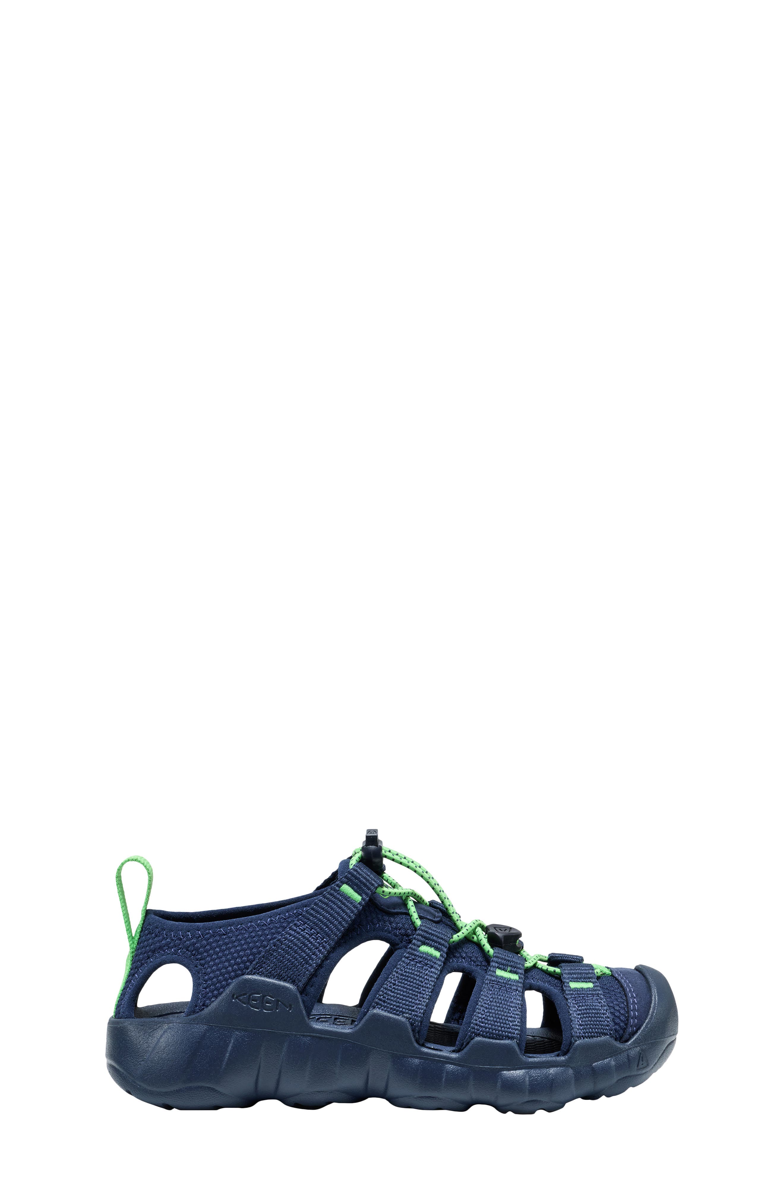 KEEN Kids' Hyperport H2 Sandal, Alternate, color, Naval Academy/Vibrant Green