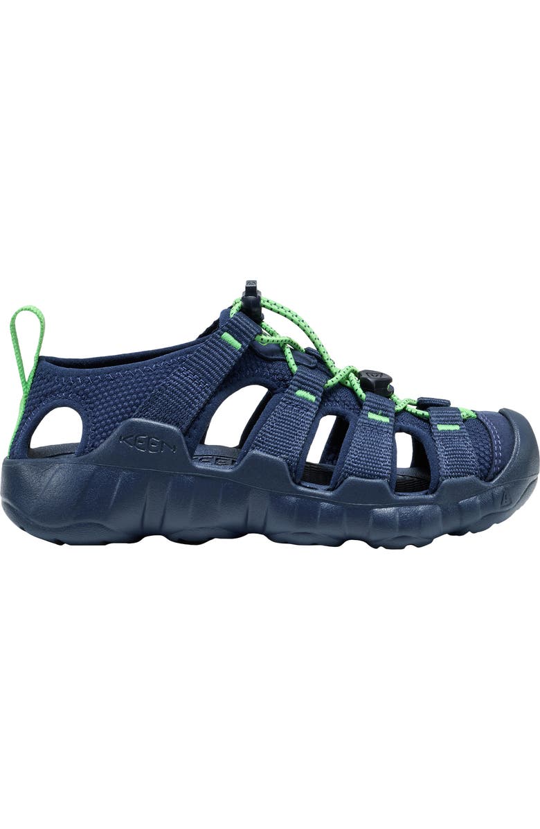 KEEN Kids' Hyperport H2 Sandal, Alternate, color, Naval Academy/Vibrant Green