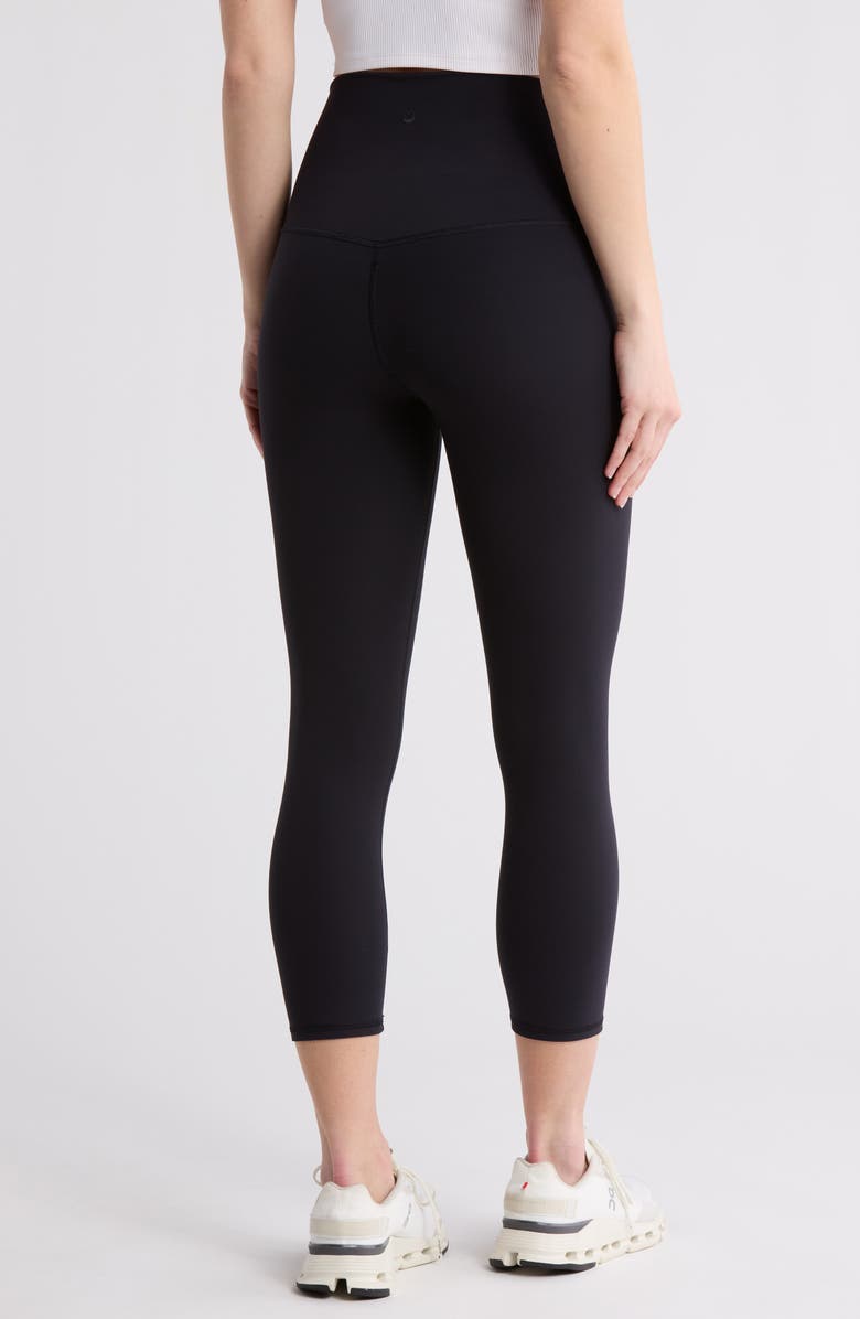 RBX Carbon Peached Crop Capri Leggings, Alternate, color,