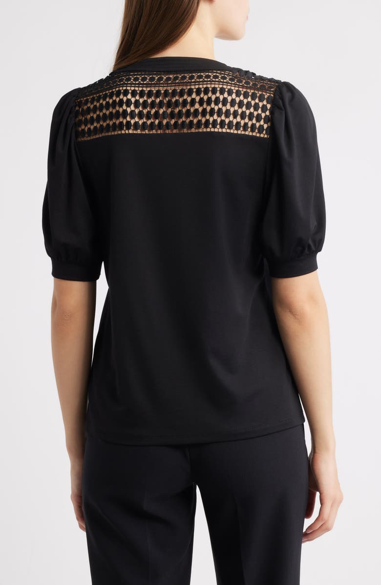 Anne Klein Harmony Lace Inset Top, Alternate, color, 