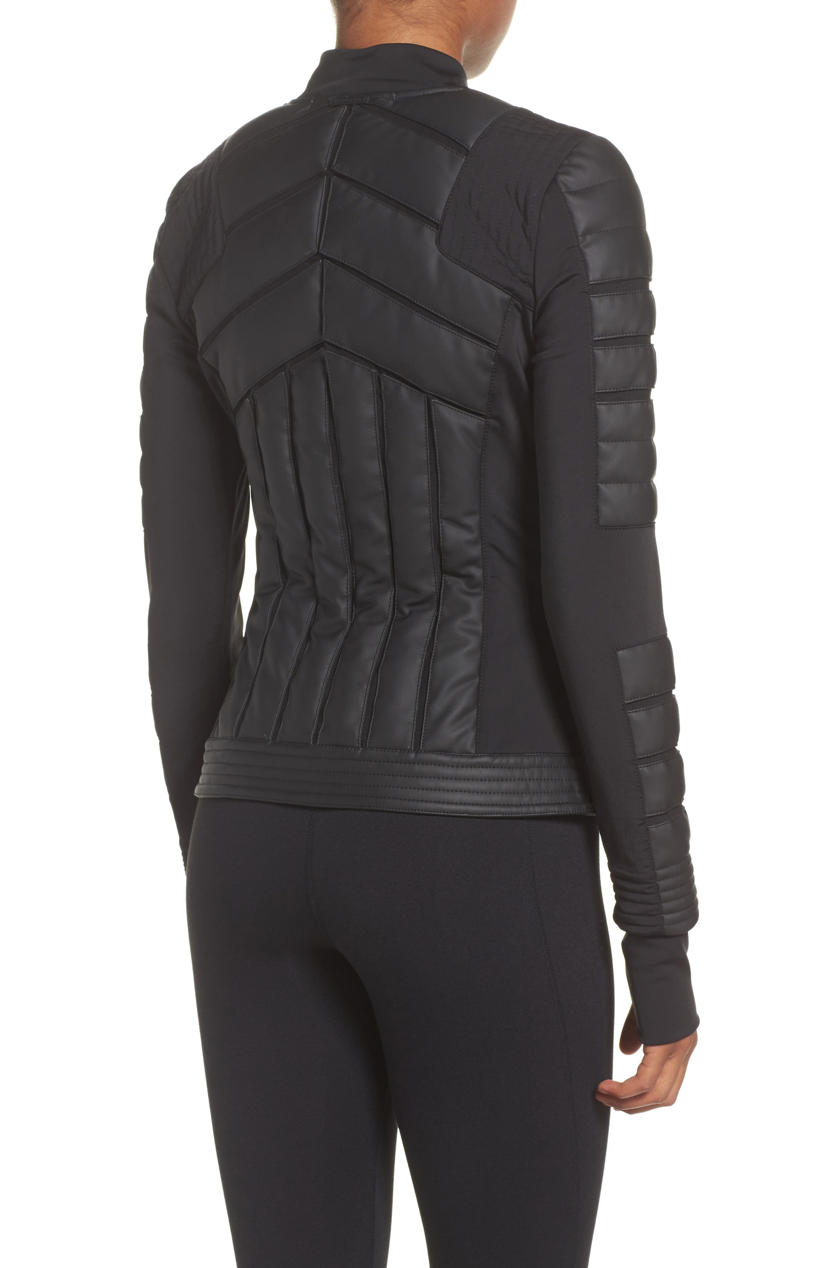 Mesh Inset Bomber Jacket - image 2