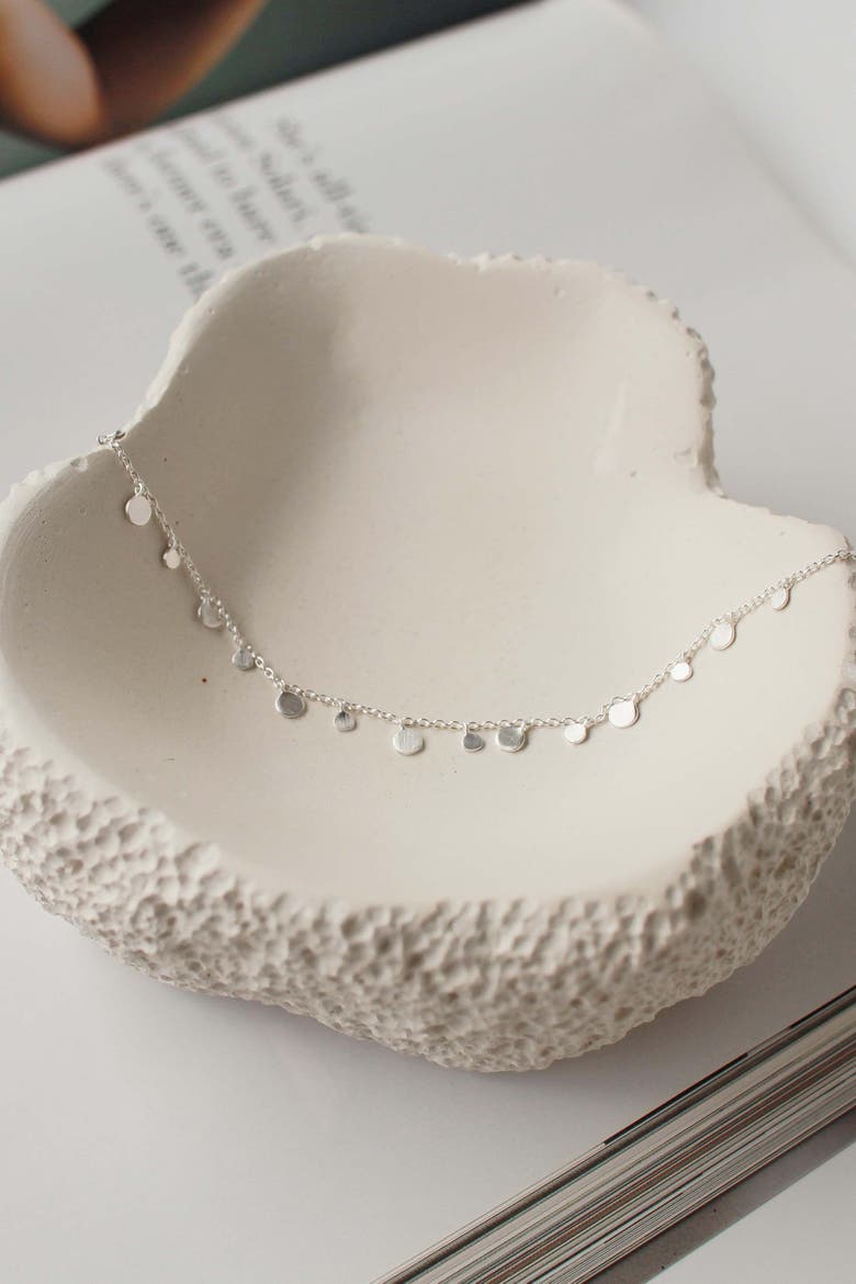 Coin Choker, Alternate, color, Silver