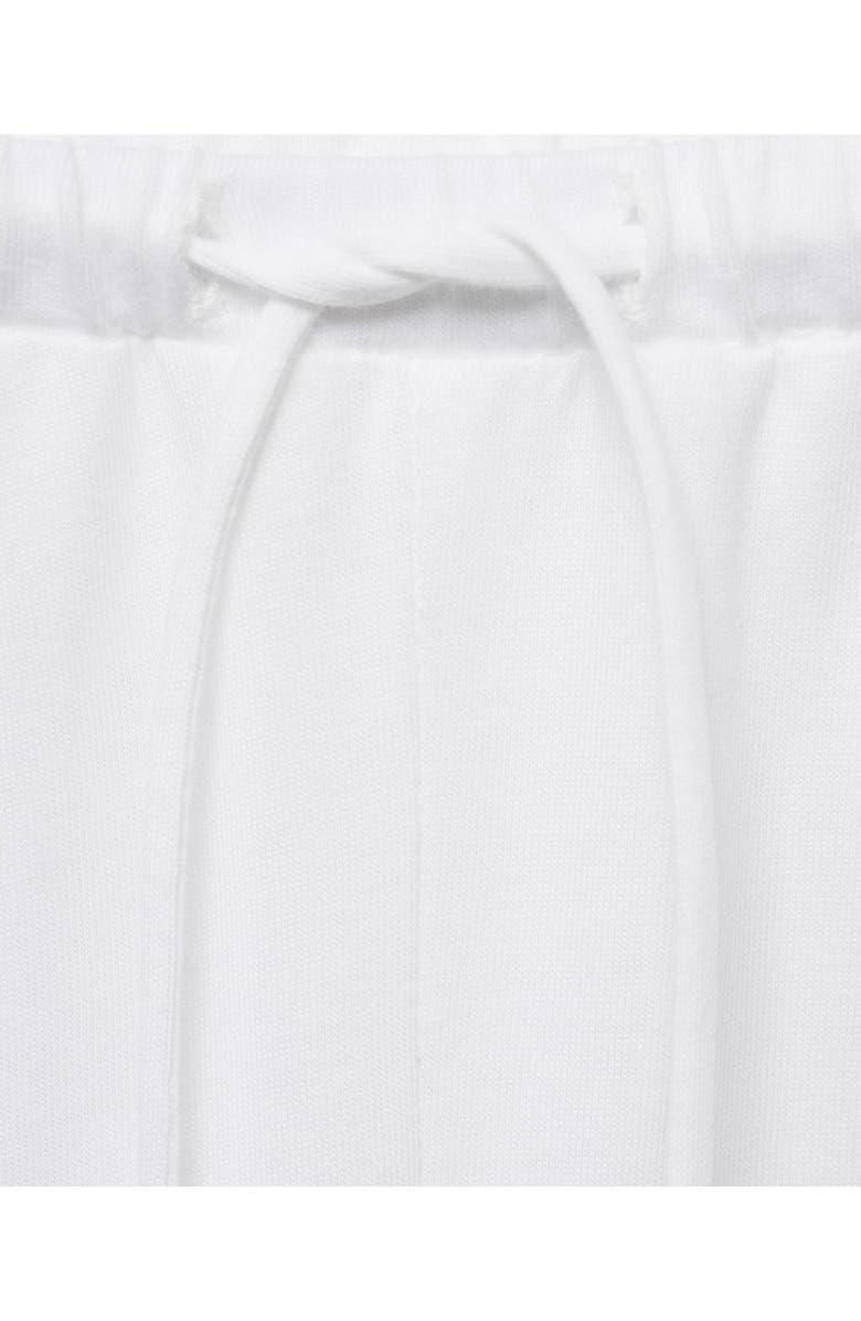 MANGO Cotton Pajama Pants, Alternate, color, White