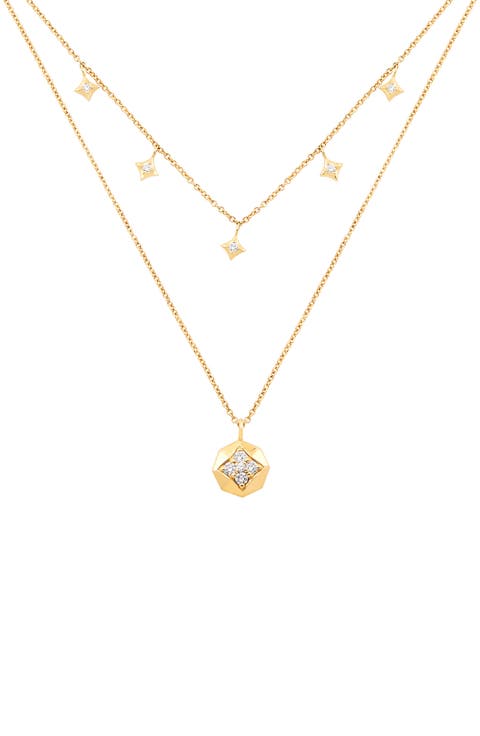 Diamond Layered Necklace