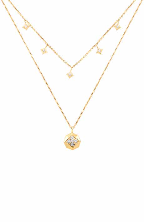 Frankie & Zoe Diamond Layered Necklace