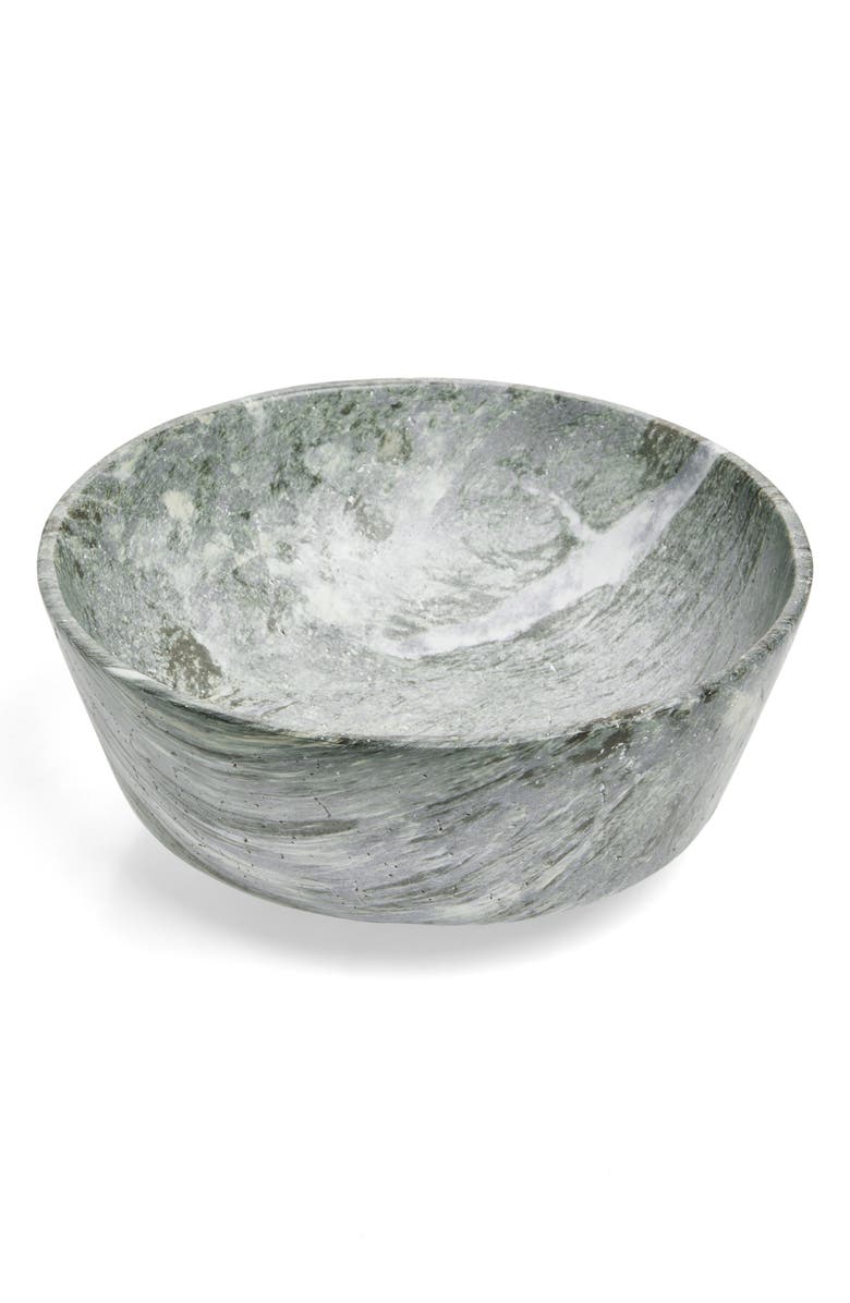 NEXT Marble Effect Bowl, Main, color, Green