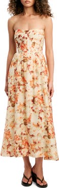 Bardot Lola Strapless Corset Dress