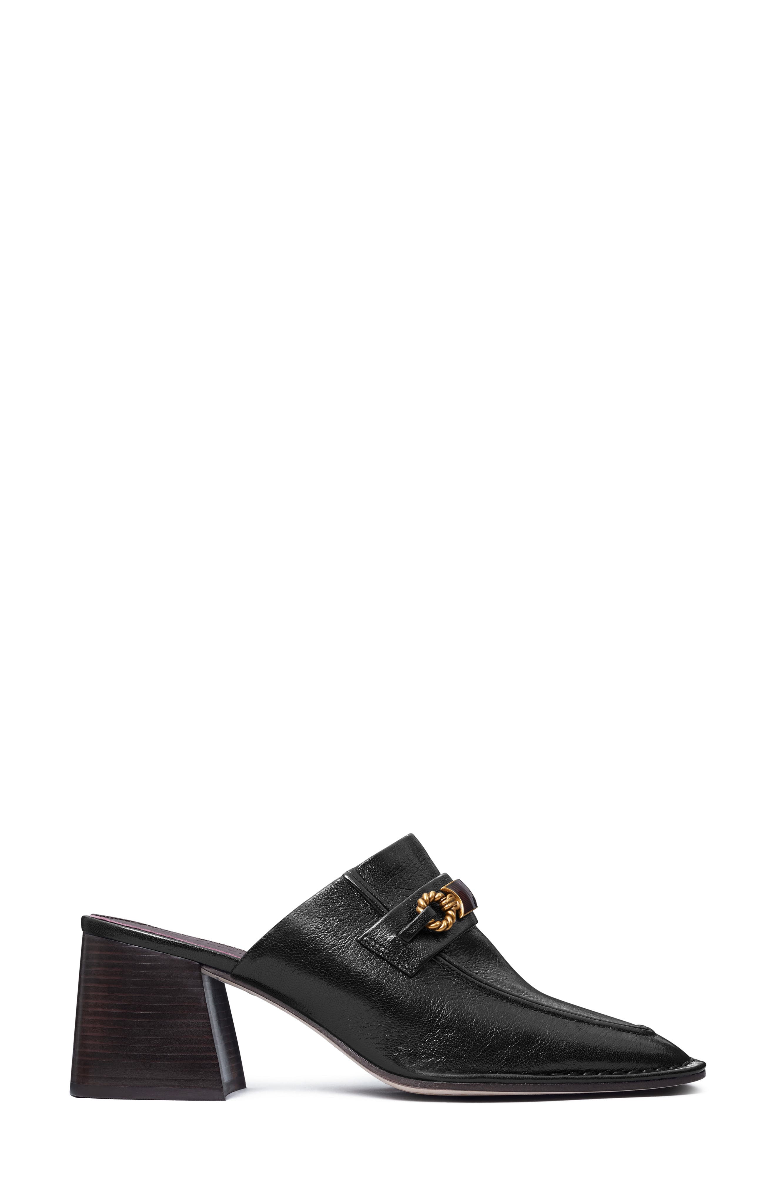 Tory Burch Perrine Mule, Alternate, color, Perfect Black