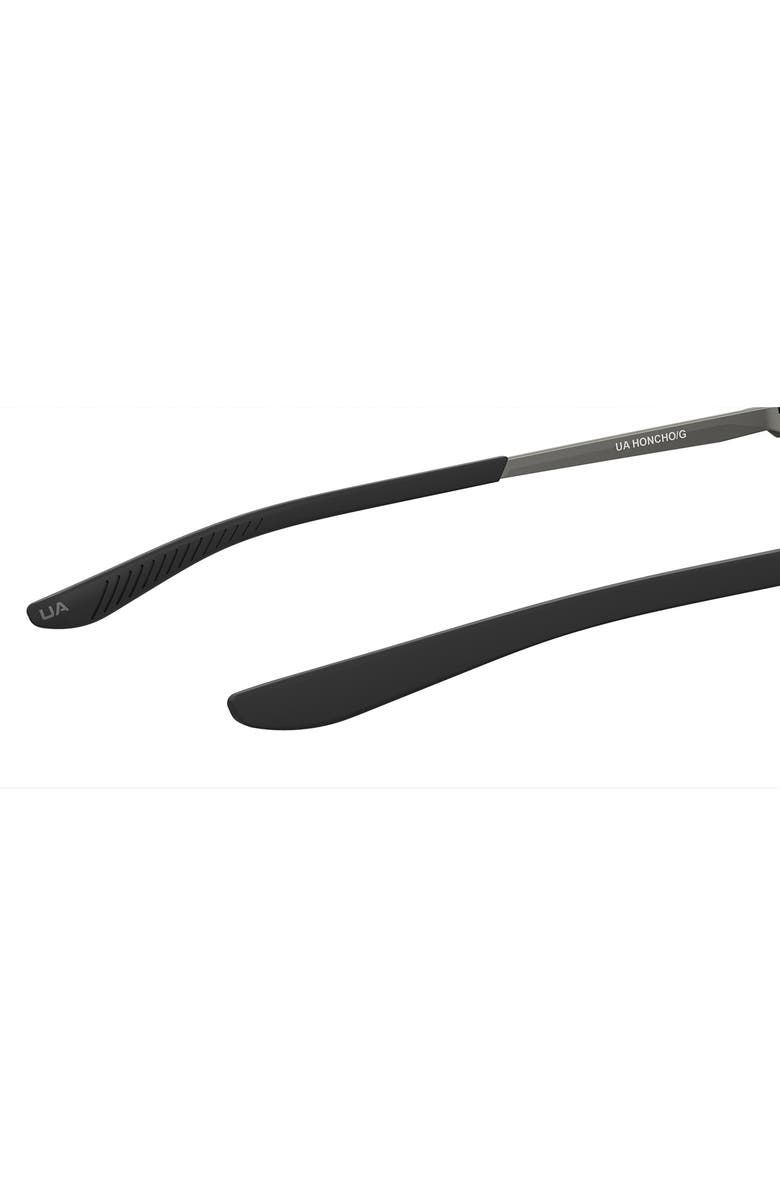 Under Armour Honcho Aviator Sunglasses, Alternate, color, Matte Dark Ruthenium Black