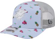 New Era Men's New Era  Light Blue Miami Dolphins Adventure Surfboard 9SEVENTY Adjustable Hat