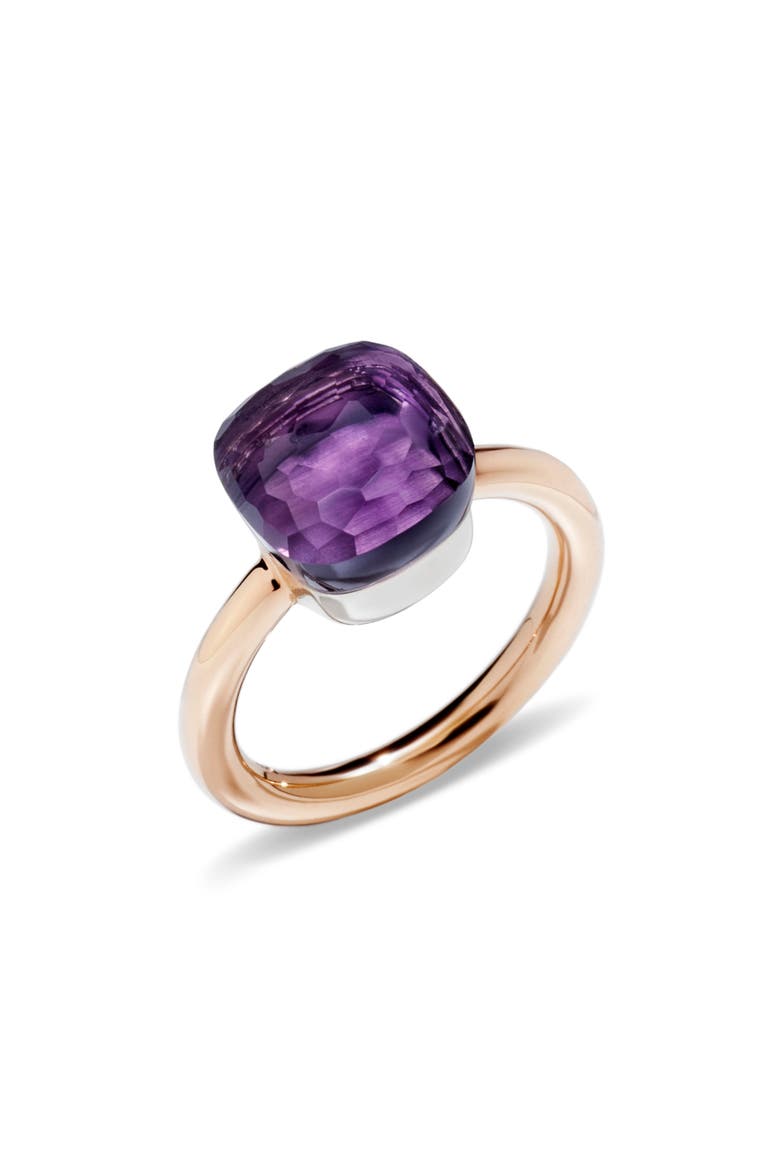 Nudo Classic Ring, Main, color, ROSE GOLD/ AMETHYST