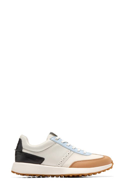 Cole Haan Grand Crosscourt Meadow Runner Sneaker In Ivory Mesh/leather/skyway