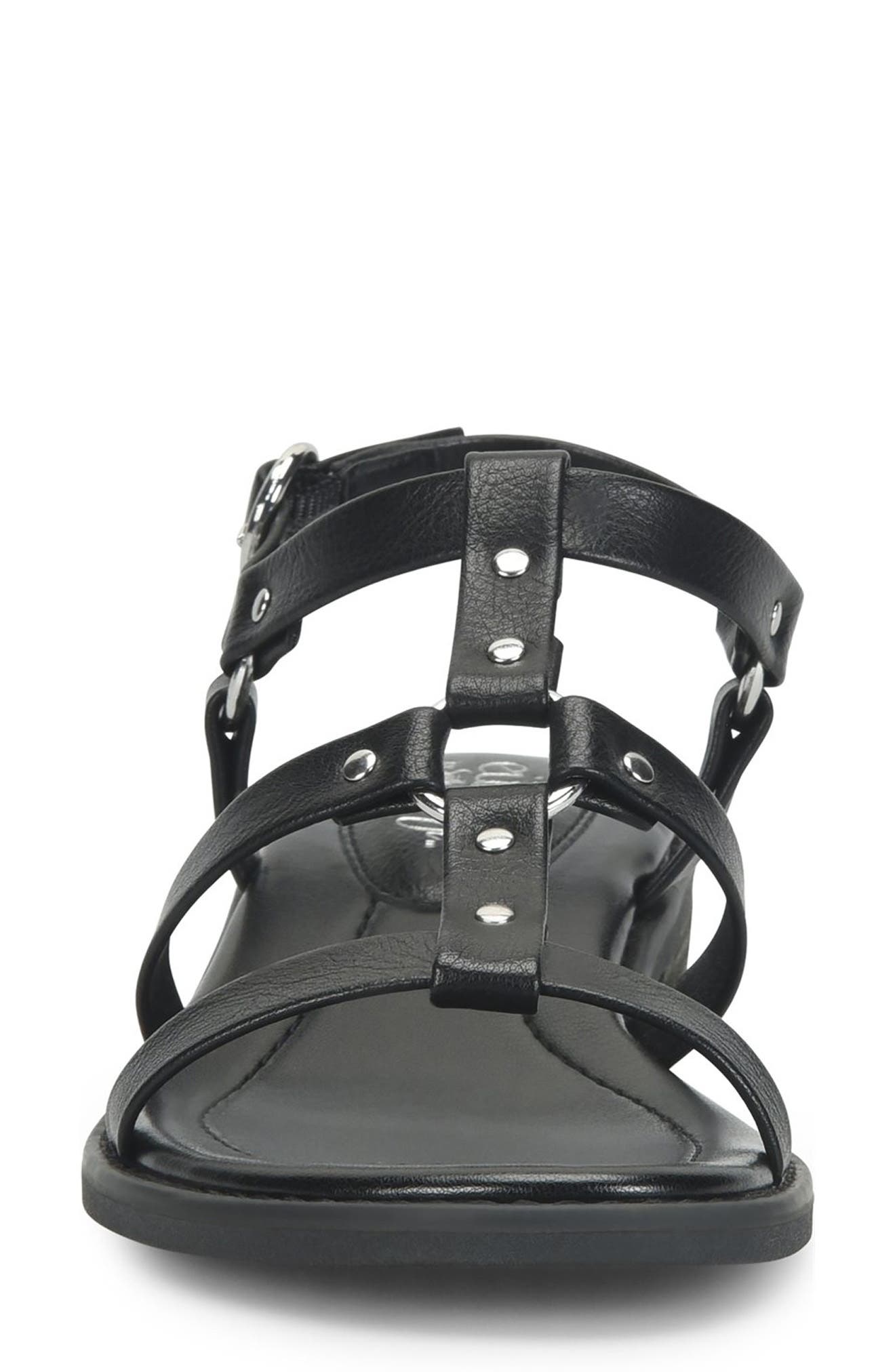 EUROSOFT Nat Sandal, Alternate, color, Black