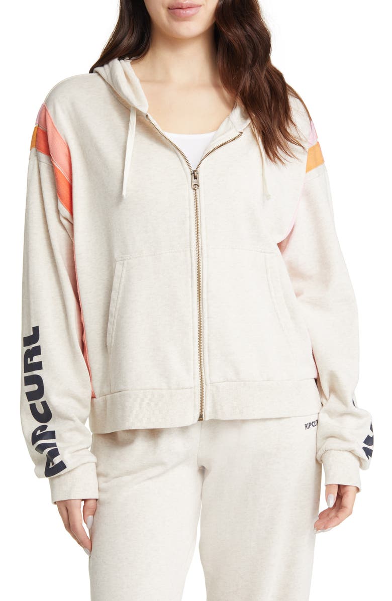 Rip Curl Day Break Cotton Zip Hoodie, Alternate, color, 