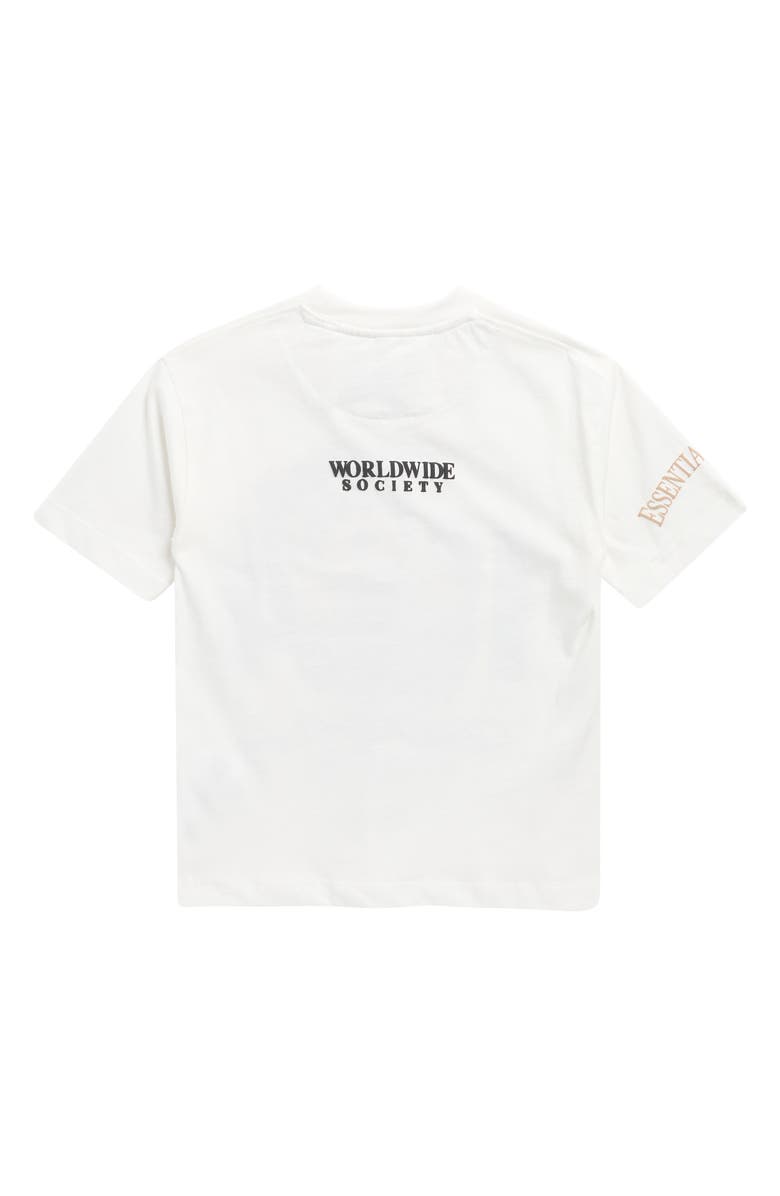 DENIM AND FLOWER Kids' Cool Bear Graphic T-Shirt, Alternate, color, White