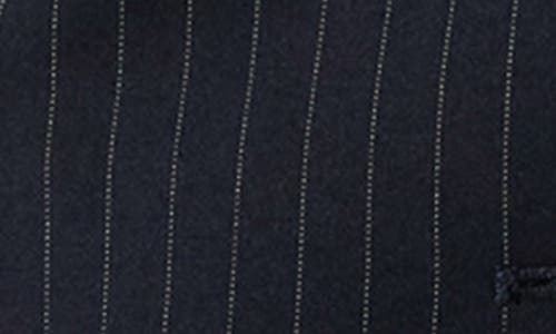 Astr The Label Preston Pinstripe Blazer In Black