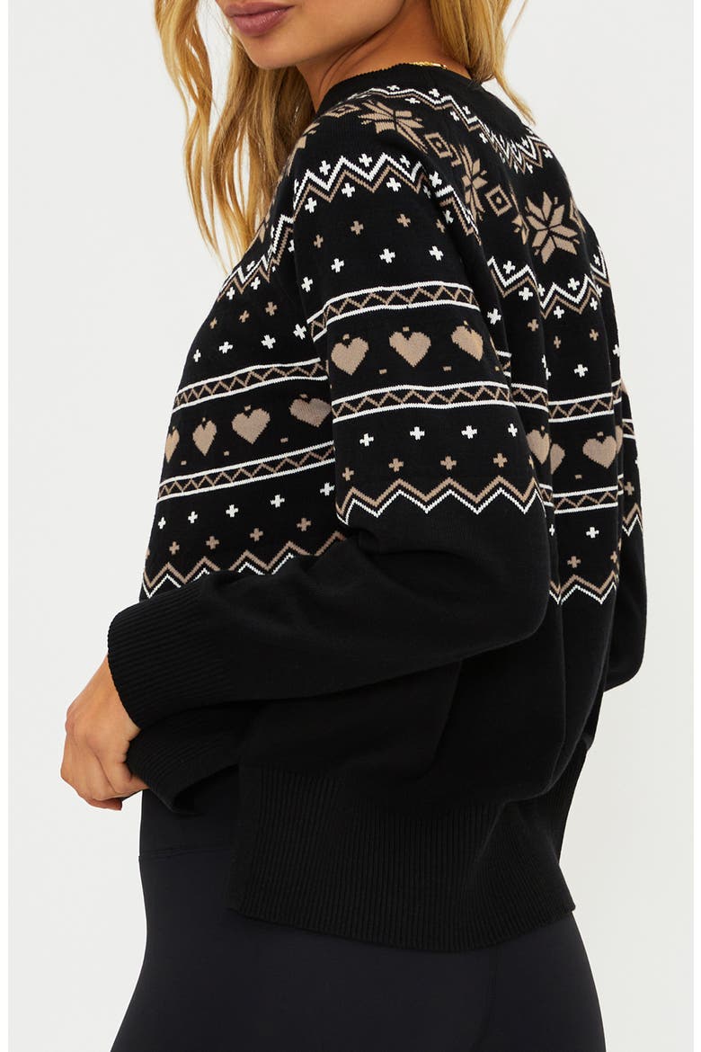 Elizabeth Sweater, Alternate, color, MYSTIC FAIRISLE