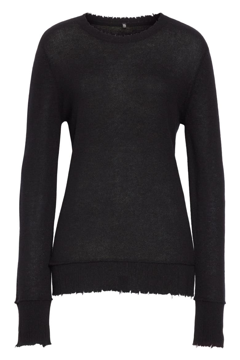 Cashmere Sweater, Alternate, color, BLACK