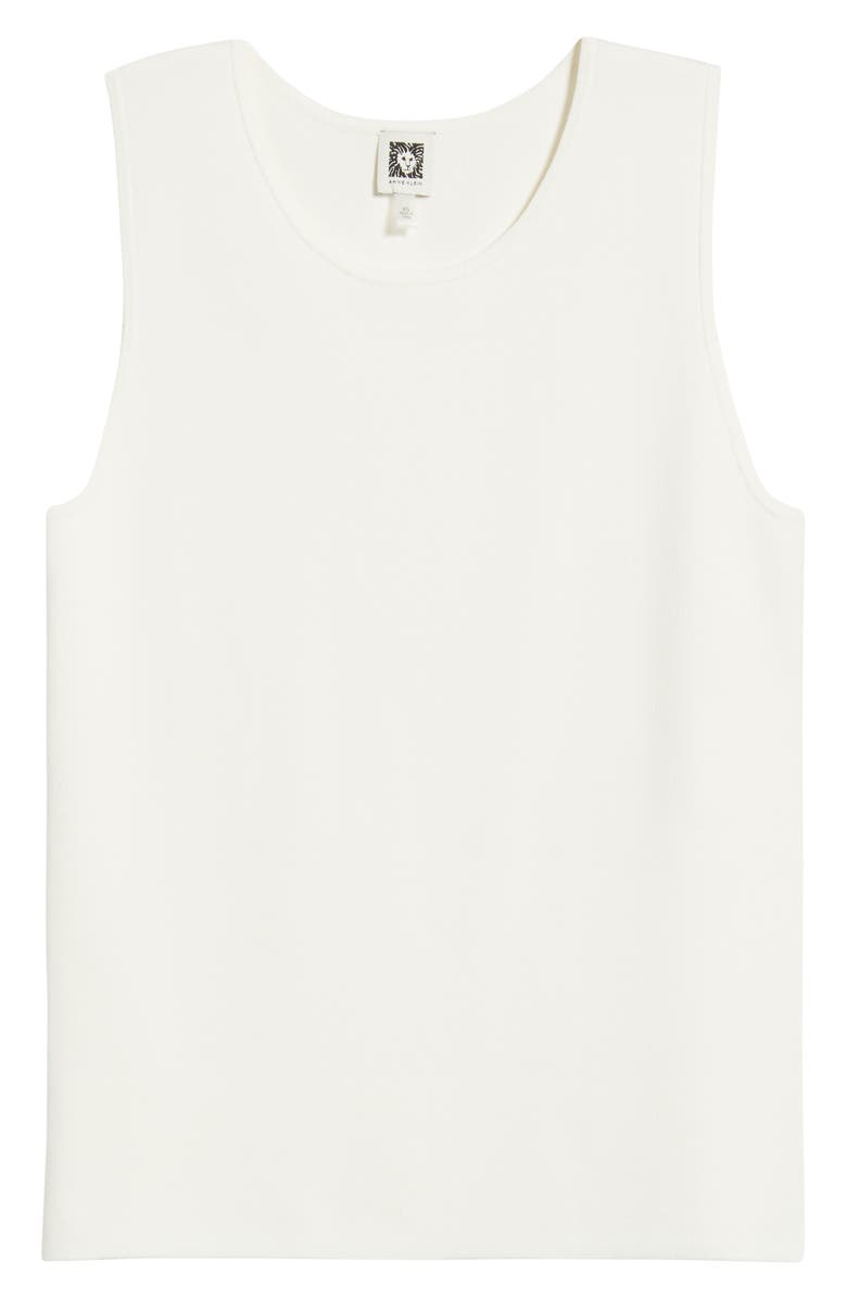 Anne Klein Sleeveless Knit Top, Alternate, color, White Dove