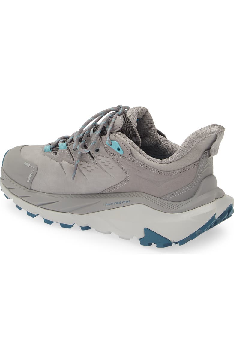 HOKA Gender Inclusive Kaha 2 GTX Gore-Tex<sup>®</sup> Waterproof Trail Running Shoe, Alternate, color, Sharkskin / Blue Coral