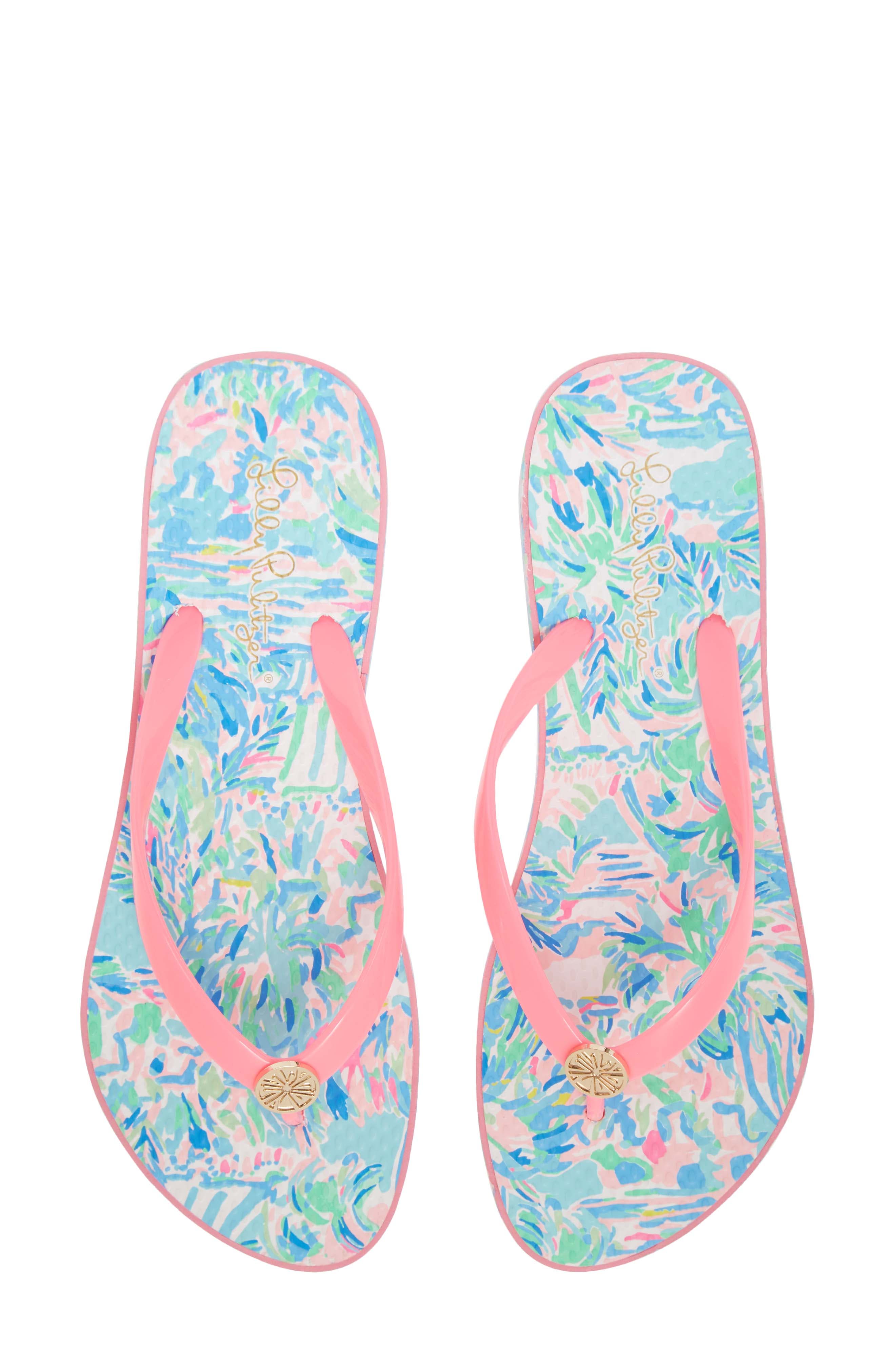 Lilly Pulitzer<sup>®</sup> Pool Flip Flop, Alternate, color, 