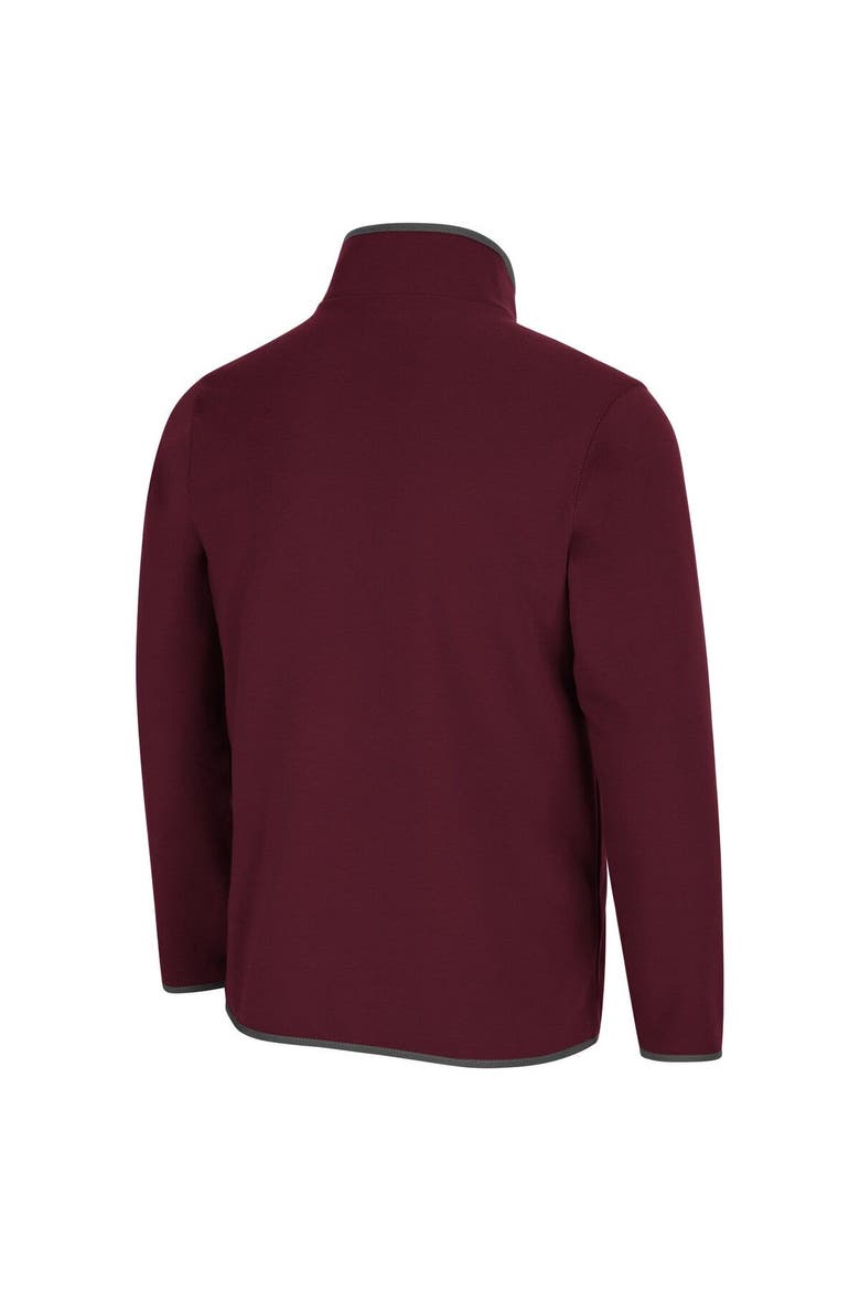 Men's Colosseum Maroon Arizona State Sun Devils Rebound Snap Pullover Jacket, Alternate, color, Maroon